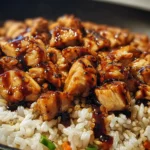 One-Pan Bold Honey BBQ Chicken Rice Ready to Serve
