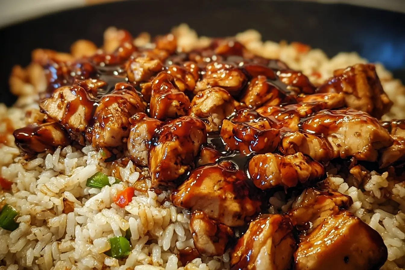 One-Pan Bold Honey BBQ Chicken Rice You'll Love 4 one pan bold honey bbq chicken rice 2