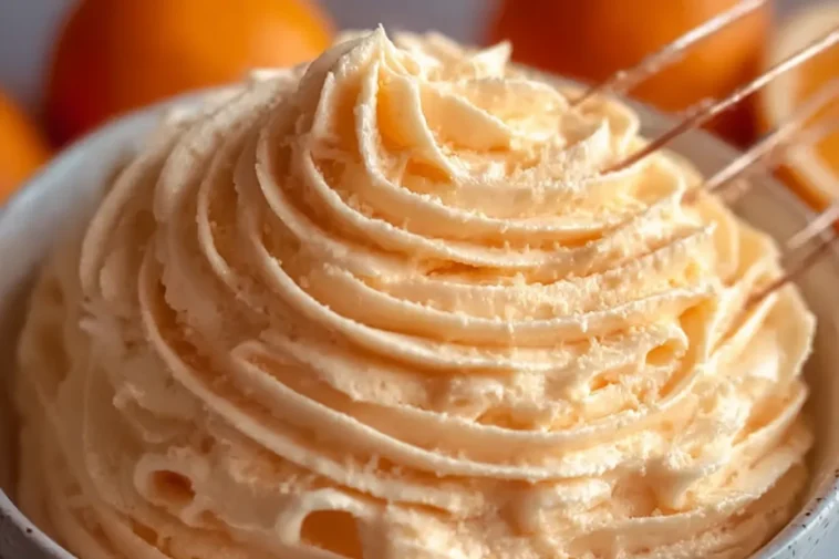 Orange Creamsicle Buttercream Frosting: Sweet Delight Awaits 3 Orange Creamsicle Buttercream Frosting Close-Up