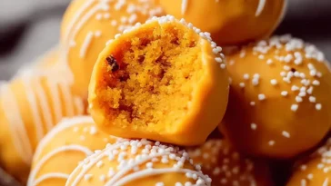 Delicious Orange Truffles Ready to Indulge In