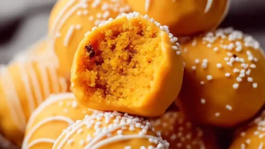 Delicious Orange Truffles Ready to Indulge In