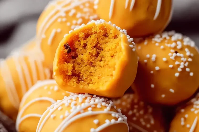 Delicious Orange Truffles Ready to Indulge In