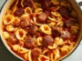 Orecchiette with Mini Meatballs Plated Delight