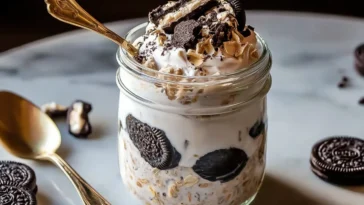 Oreo Overnight Oats - Irresistible Healthy Breakfast