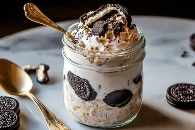 Oreo Overnight Oats - Irresistible Healthy Breakfast