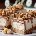 Peanut Butter Frozen Yogurt Bars - Healthy No-Bake Treat