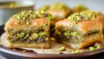 Pistachio Kataifi Cookies Freshly Baked