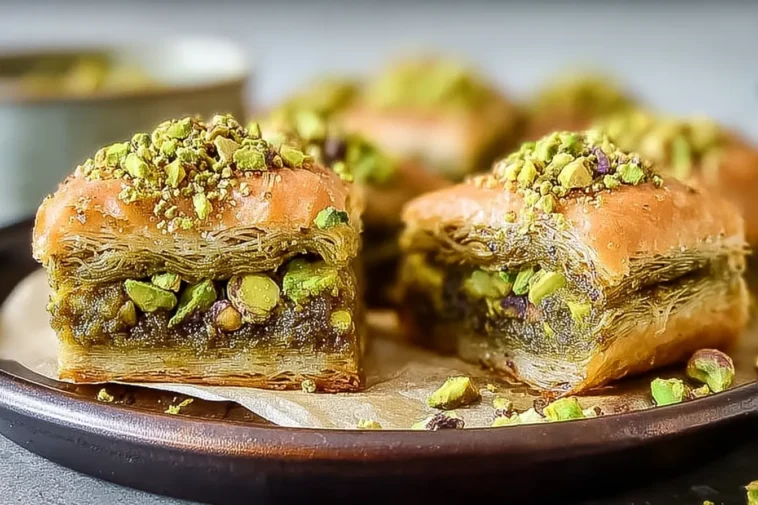 Pistachio Kataifi Cookies Freshly Baked