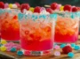 Fizzy Pop Rocks Potion Mocktail in a Colorful Glass