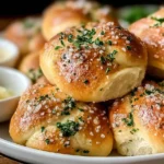Quick Sourdough Garlic Knots Fresh Out of the Oven