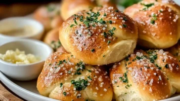 Quick Sourdough Garlic Knots Fresh Out of the Oven