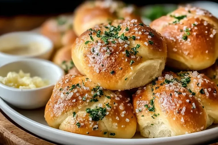Quick Sourdough Garlic Knots Fresh Out of the Oven