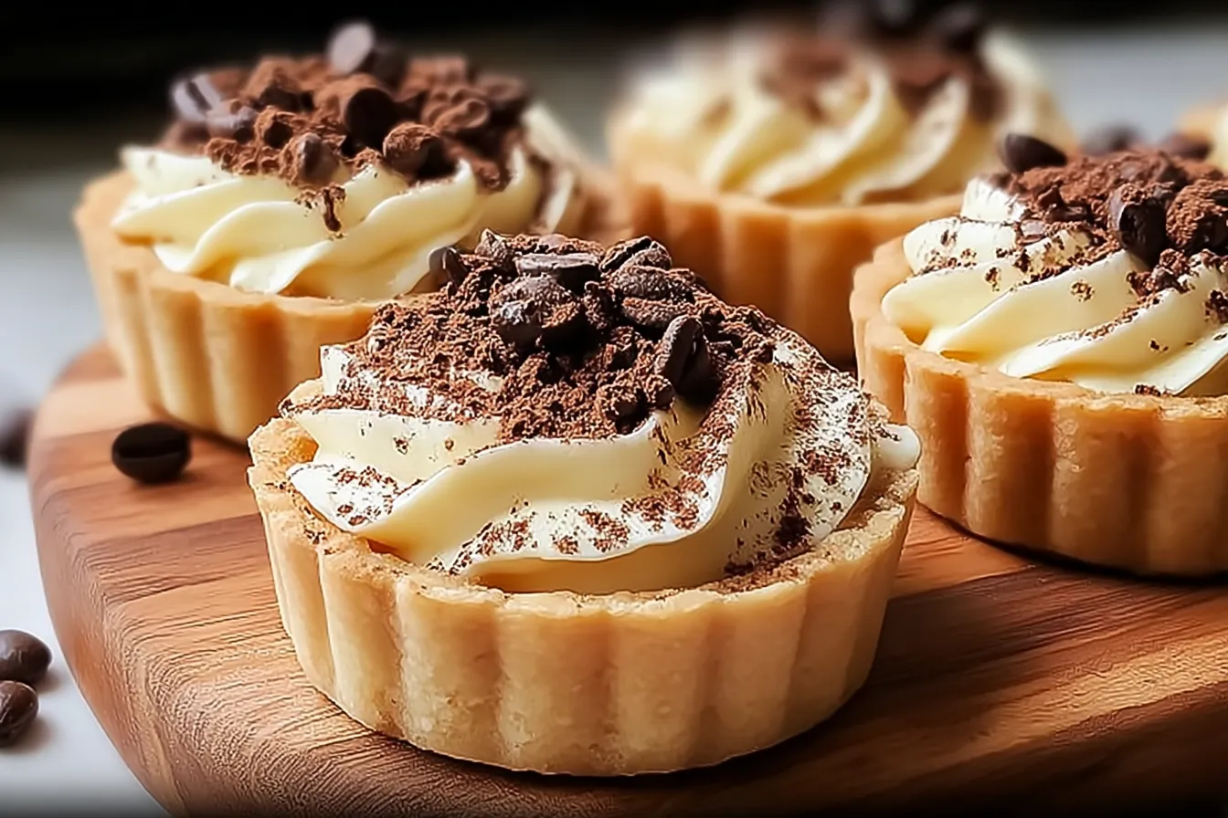 Rresistible Tiramisu Tartlets Close-Up