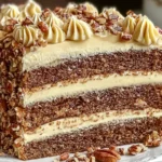 Russian Korolevsky Cake (King’s Cake) Close-Up