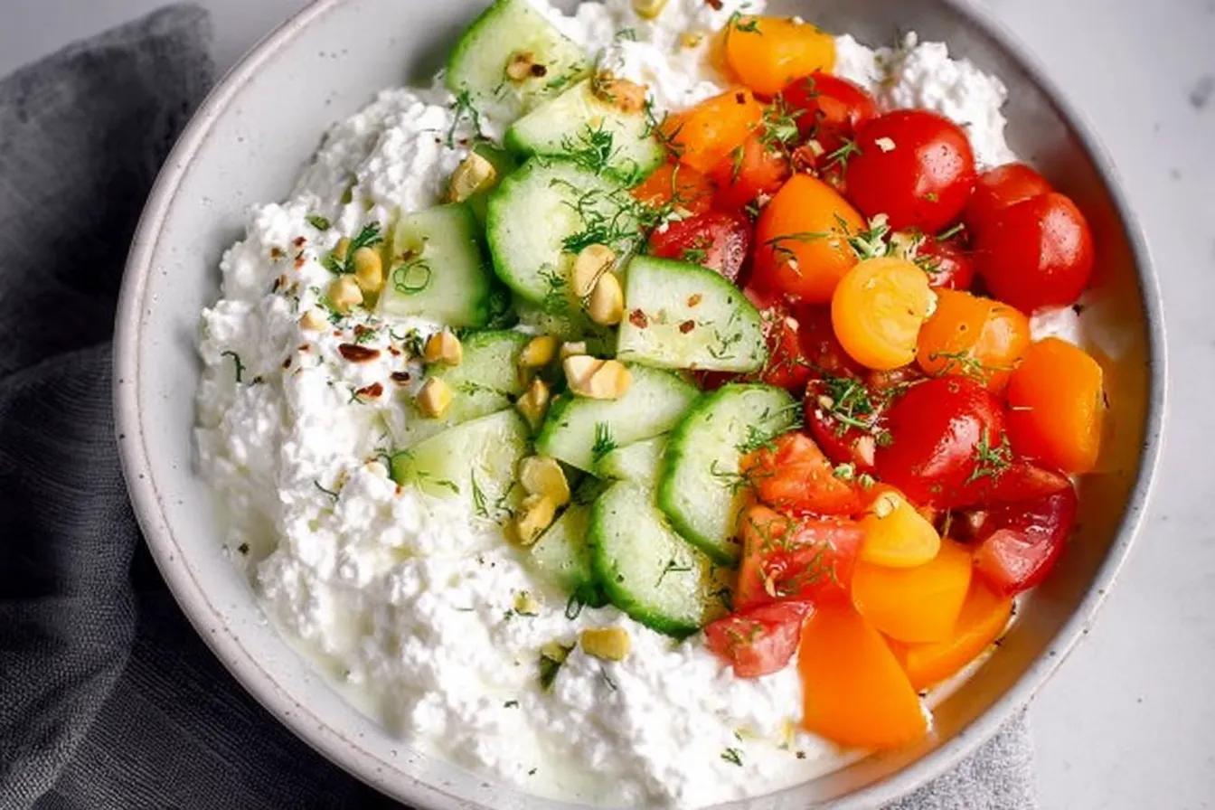 Savory Cottage Cheese Bowl: A Delicious Healthy Meal 4 Savory Cottage Cheese Bowl