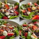 Simple Spring Mix Salad with Balsamic Honey Dressing