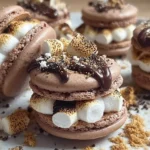 Delicious S’mores French Macarons Ready to Enjoy