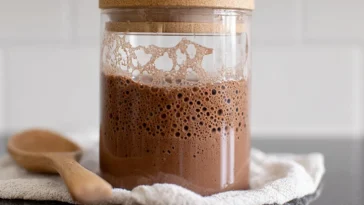 Sourdough Chocolate Starter in a Jar