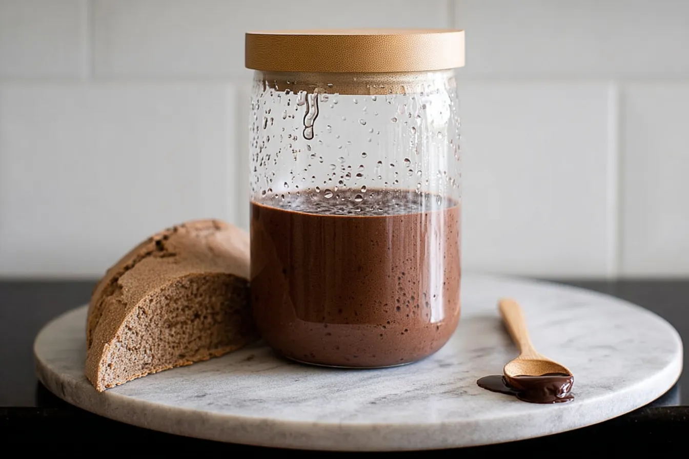 Sourdough Chocolate Starter (how to make one and where to use)