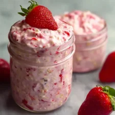 Strawberries and Cream Overnight Oats Recipe That You'll Love
