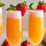 Sunrise Strawberry Mimosa: Delightful Brunch Drink