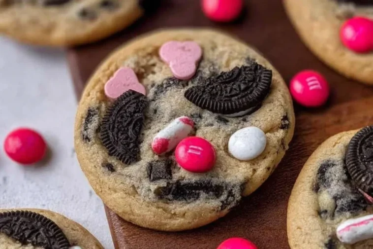 The Best Valentine’s Day Oreo m&m’s Cookies Fresh Out of the Oven