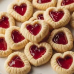 Delicious Thumbprint Heart Cookies Ready to Enjoy