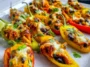 Colorful Chicken Taco Stuffed Mini Peppers Ready to Serve