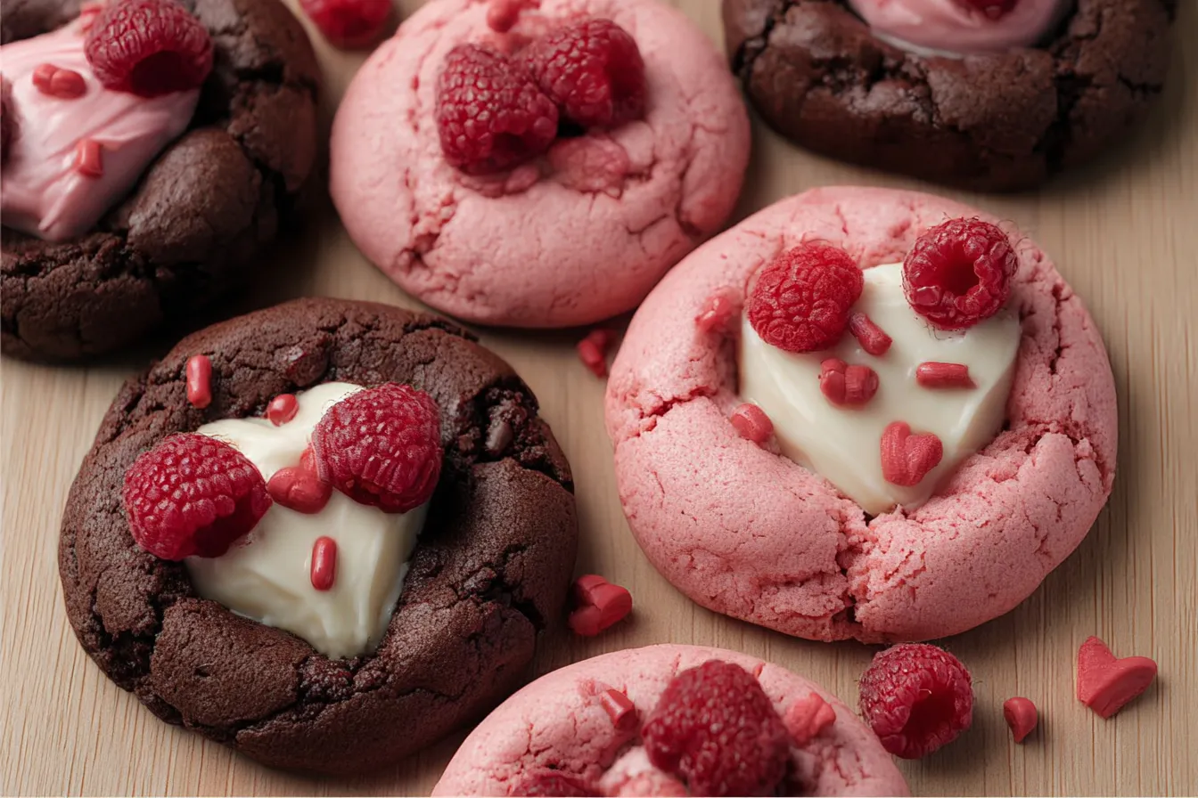 Valentine Ganache Cookies: Soft-Hearted Chocolate and Raspberry Treats for Sweet Moments