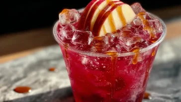 Viral Candy Apple Drink: The Sweet, Fizzy Fall Creation