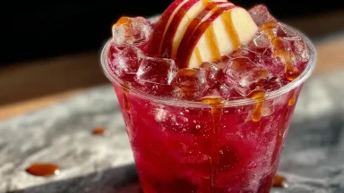 Viral Candy Apple Drink: The Sweet, Fizzy Fall Creation