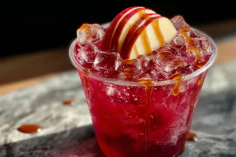 Viral Candy Apple Drink: The Sweet, Fizzy Fall Creation