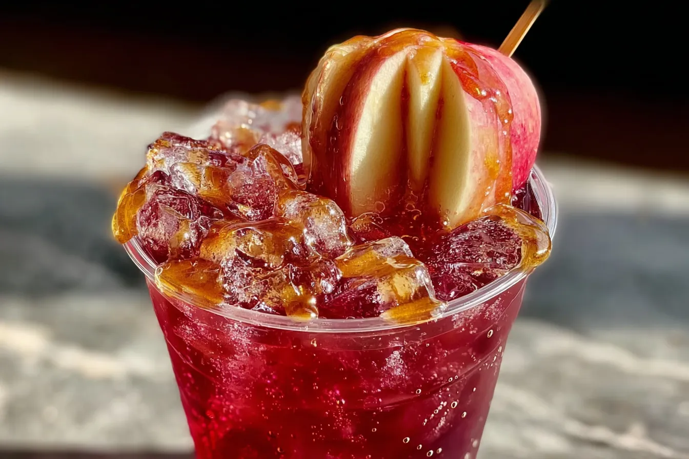 Viral Candy Apple Drink: The Sweet, Fizzy Fall-Inspired Sensation