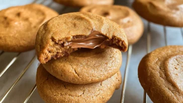 3 Ingredient PB2 Protein Peanut Butter Cookies on a Plate