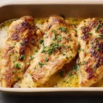 4-Ingredient Melt-in-Your-Mouth Chicken Dish on a Plate