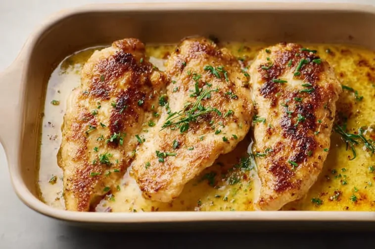 4-Ingredient Melt-in-Your-Mouth Chicken Dish on a Plate