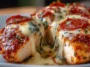 5-Ingredient Keto Pizza Chicken on a Plate