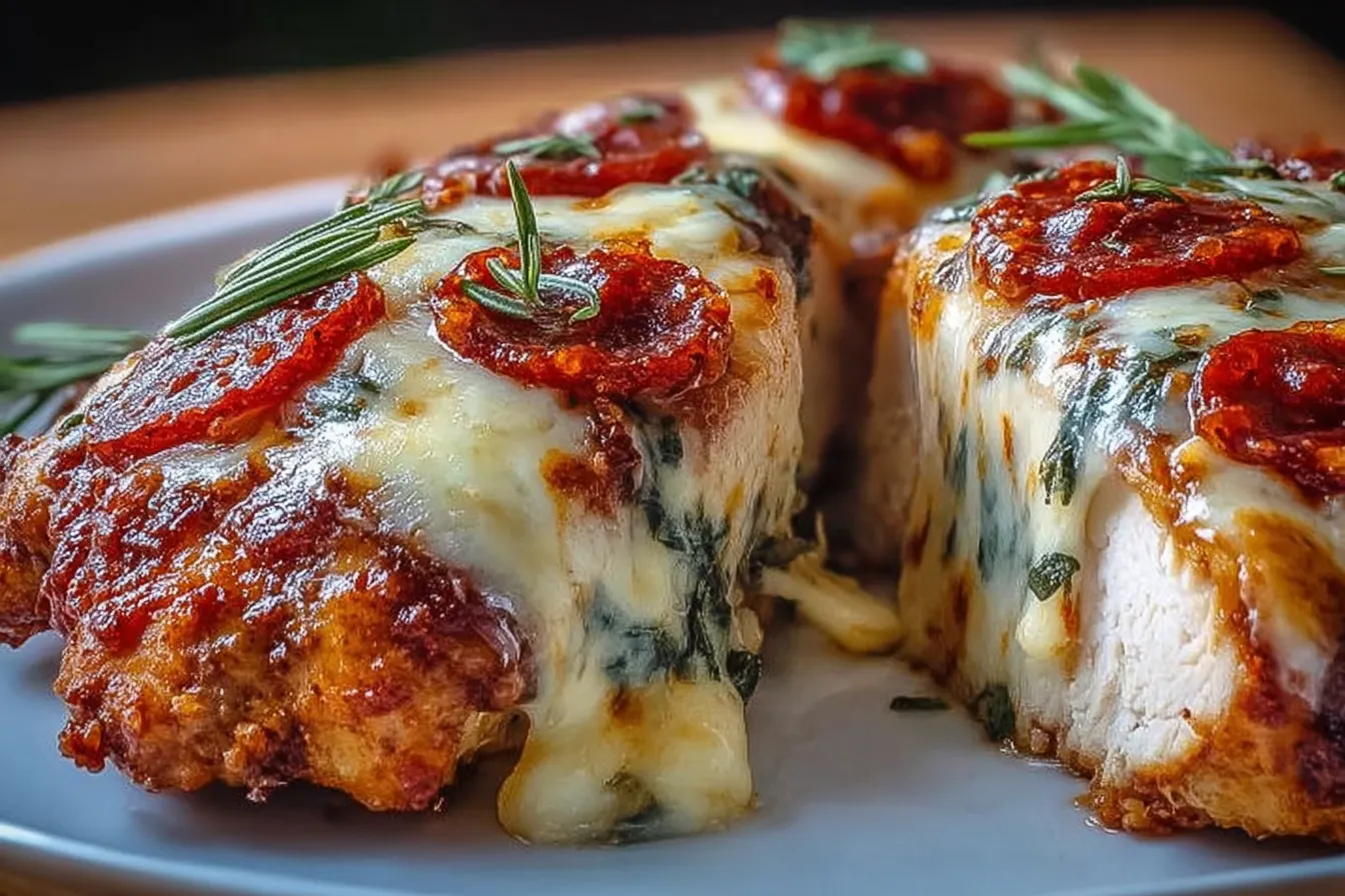 5-Ingredient Keto Pizza Chicken
