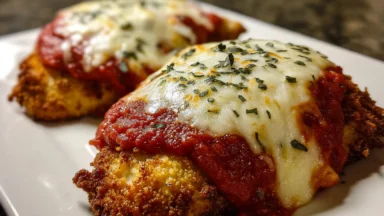 Delicious 40-Minute Chicken Parmesan Served with Spaghetti