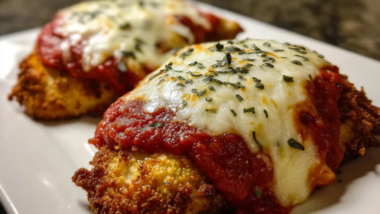 Delicious 40-Minute Chicken Parmesan Served with Spaghetti