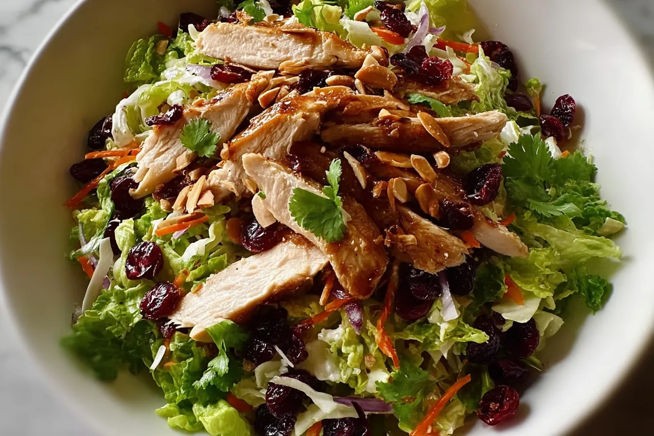 Asian Chicken Cranberry Salad Recipe