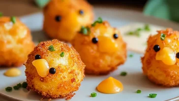 Baby Chick Mini Cheese Balls Fun Appetizers