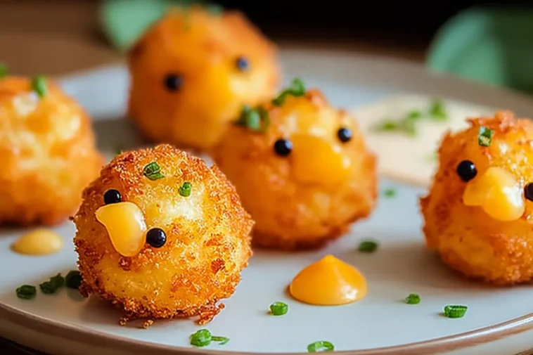 Baby Chick Mini Cheese Balls Fun Appetizers