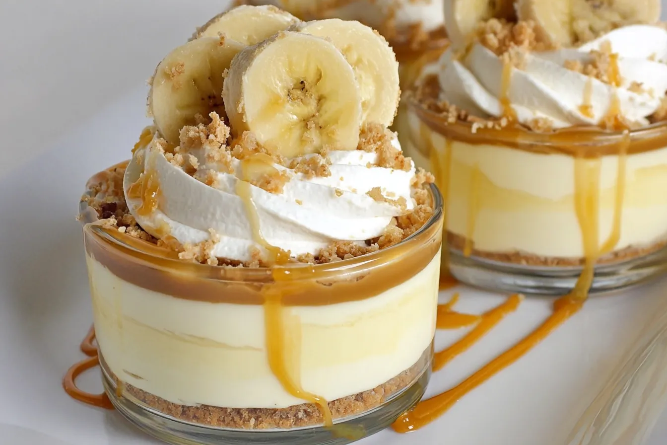 Banana Caramel Cream Dessert