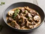 Cozy Beef and Mushroom Keto Stroganoff Ready to Serve
