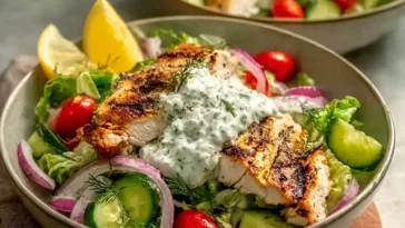 Best Greek Tzatziki Chicken Salad – Fresh & Tasty!