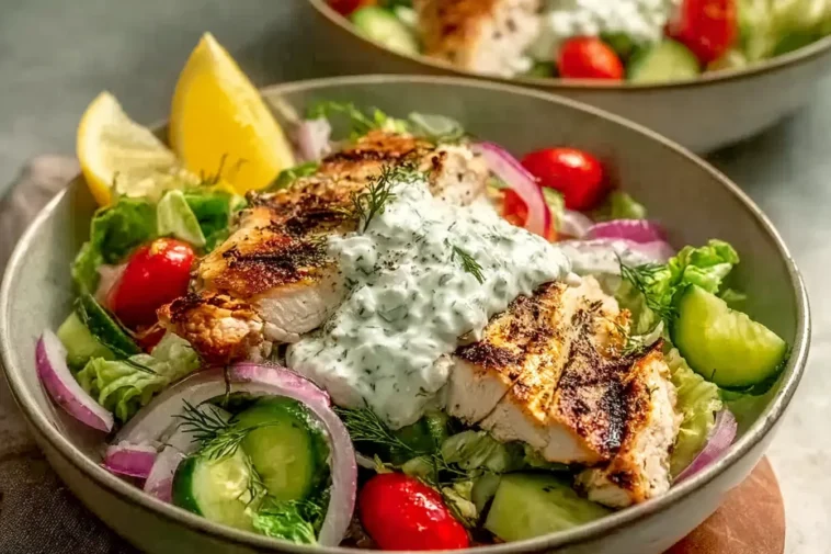 Best Greek Tzatziki Chicken Salad – Fresh & Tasty!