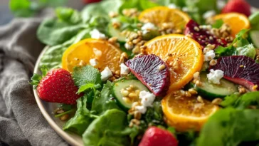Bright Spring Salad with Citrus Vinaigrette