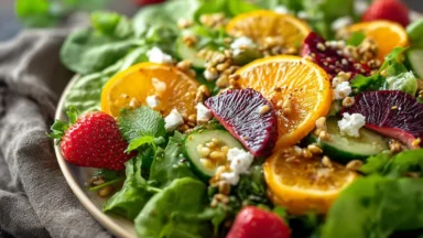 Bright Spring Salad with Citrus Vinaigrette