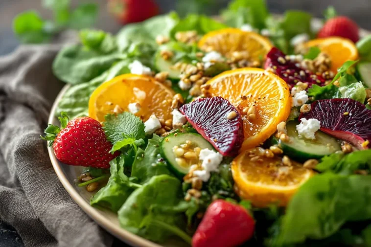 Bright Spring Salad with Citrus Vinaigrette